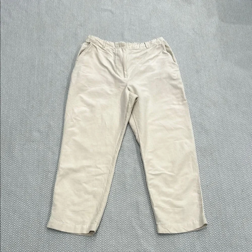 Mng Woman’s Cream Pants Size XS
